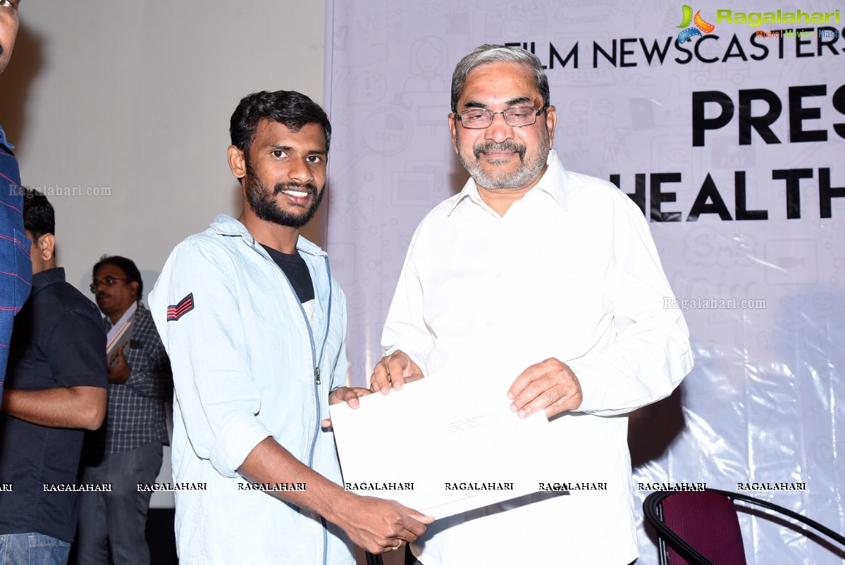 Film Newscasters Association of Electronic Media - Health Cards Distribution Event 