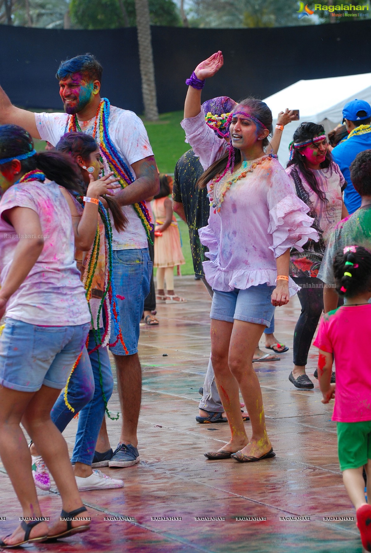 Grand Holi Celebrations 'Holi Hai' By Country Club at Zabeel Park in Dubai