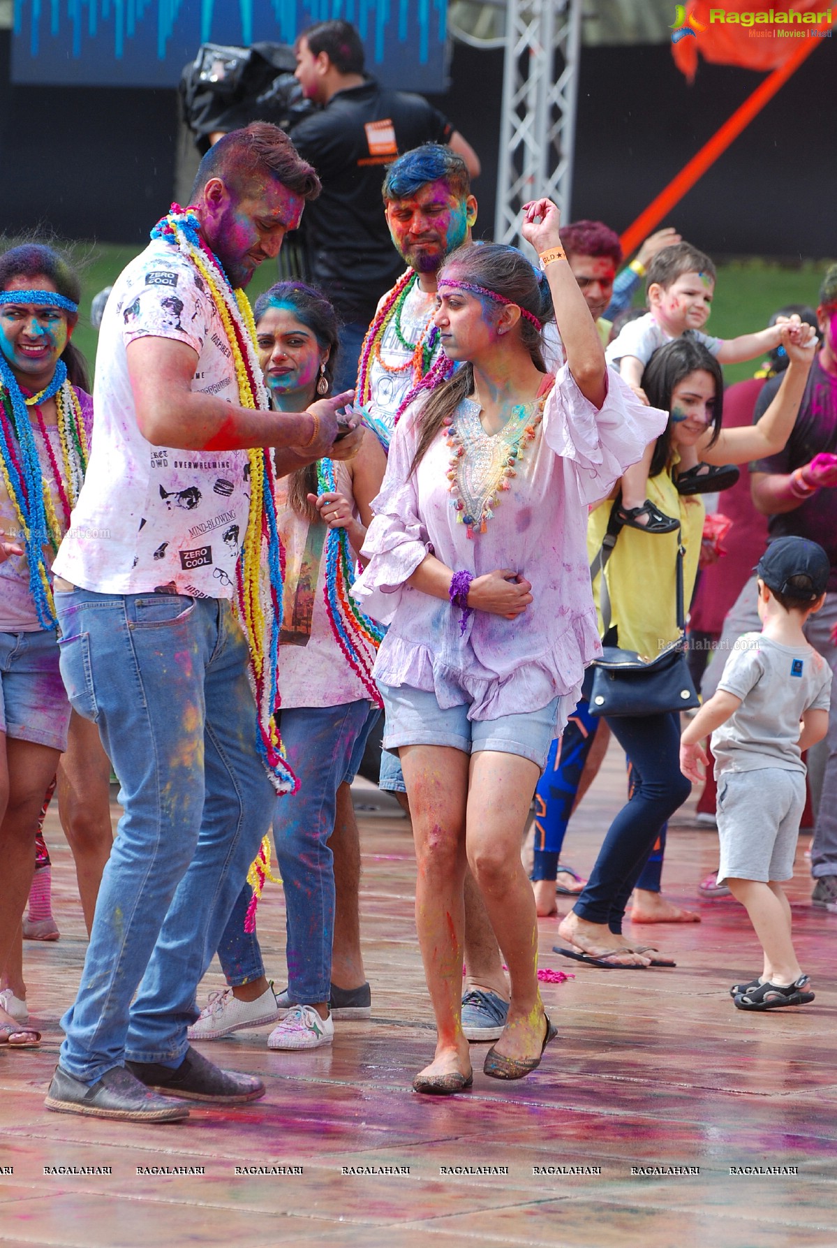 Grand Holi Celebrations 'Holi Hai' By Country Club at Zabeel Park in Dubai