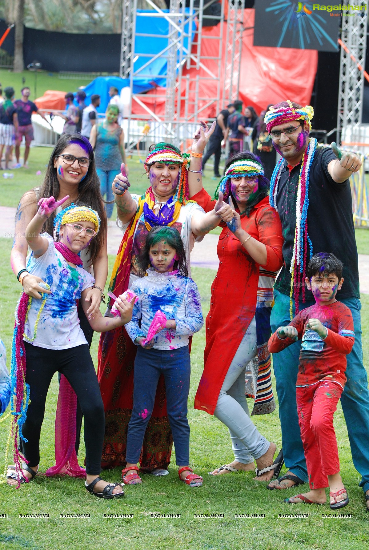 Grand Holi Celebrations 'Holi Hai' By Country Club at Zabeel Park in Dubai