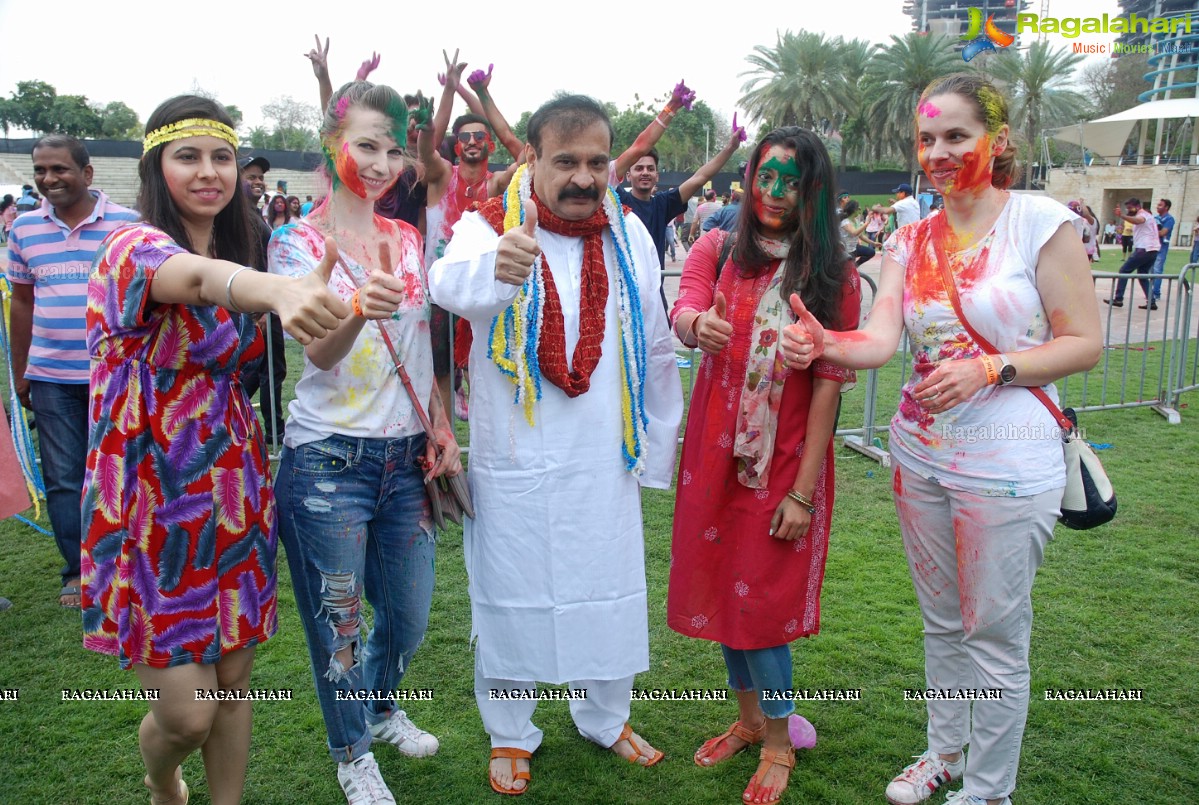 Grand Holi Celebrations 'Holi Hai' By Country Club at Zabeel Park in Dubai