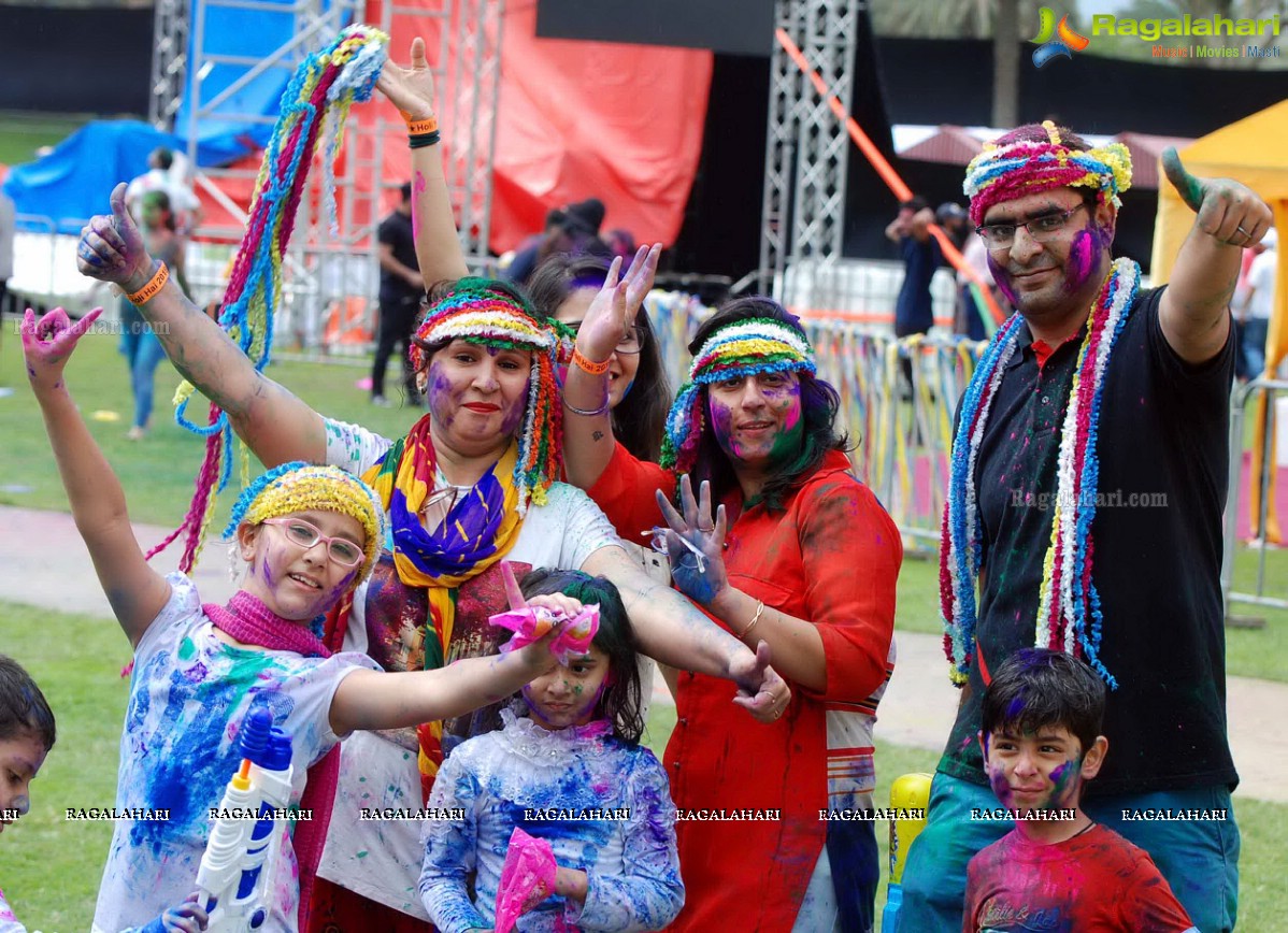 Grand Holi Celebrations 'Holi Hai' By Country Club at Zabeel Park in Dubai