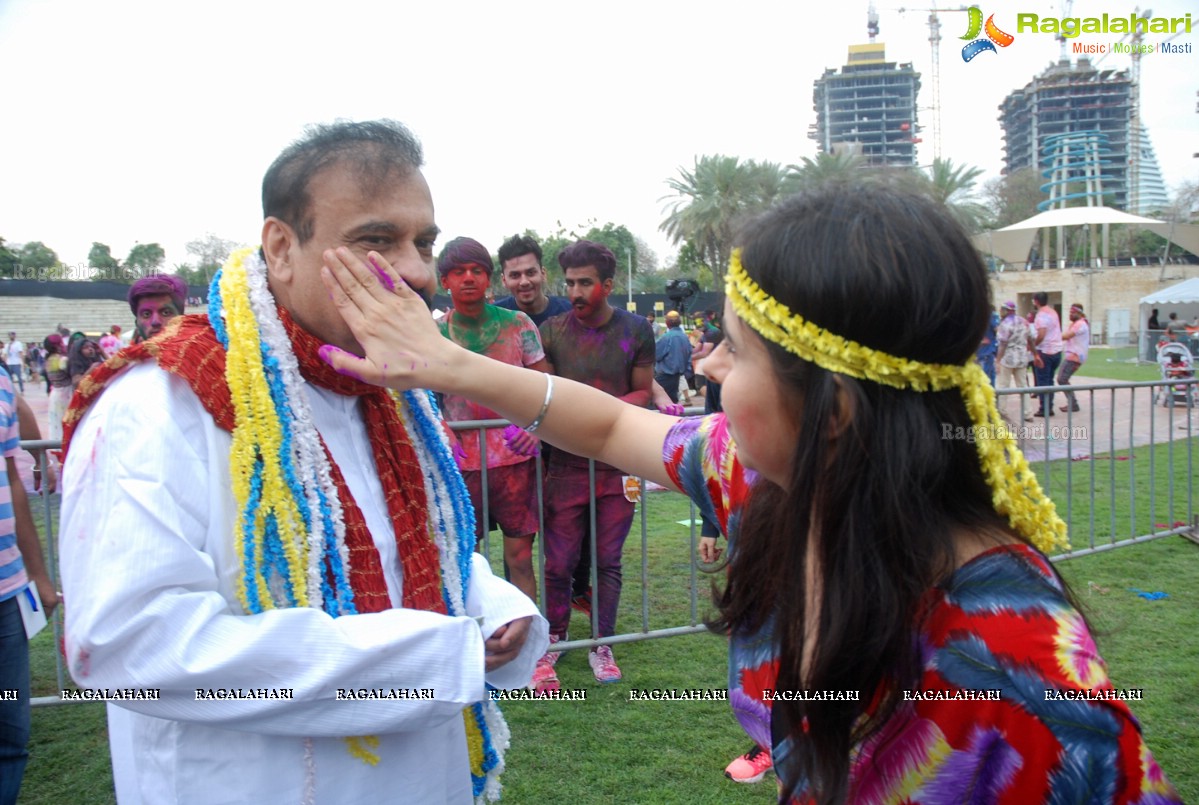 Grand Holi Celebrations 'Holi Hai' By Country Club at Zabeel Park in Dubai