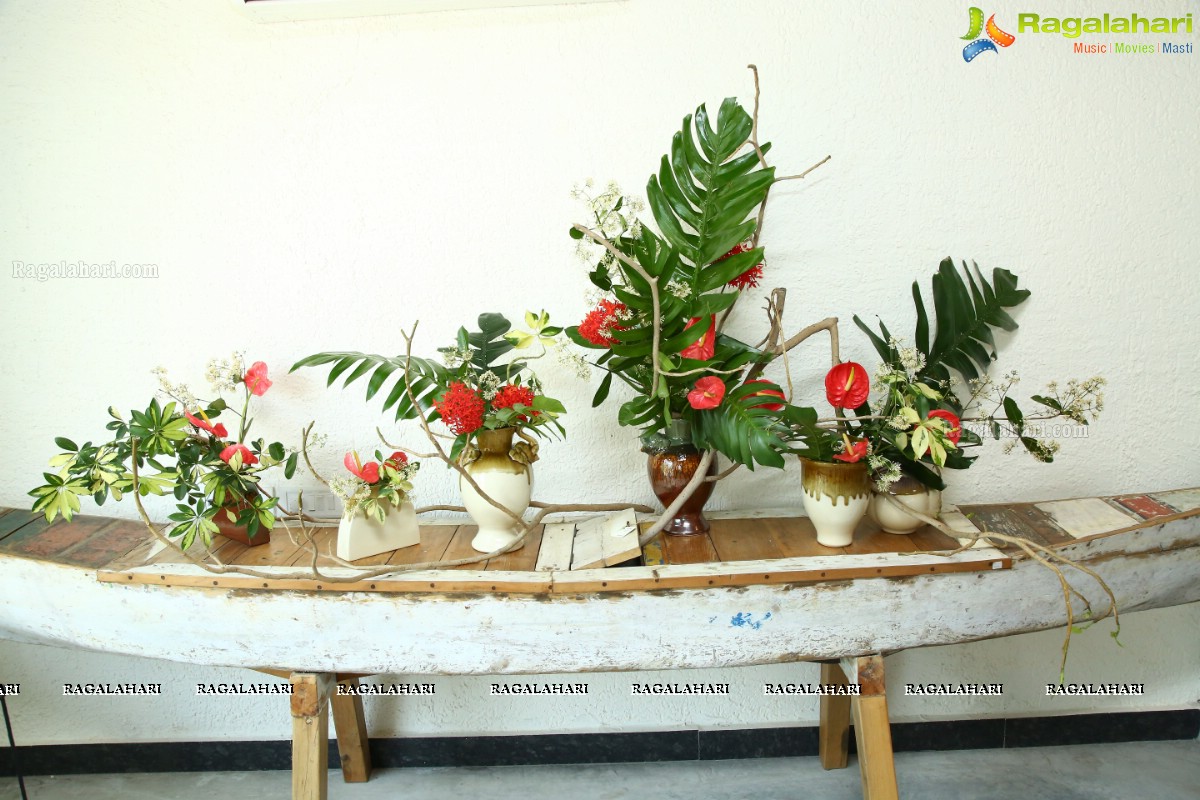 Hyderabad Chapter Ohara School of Ikebana & Eucalyptus Home Store Presents Ikebana Exhibition 'Eucalyptus & Ikebana'