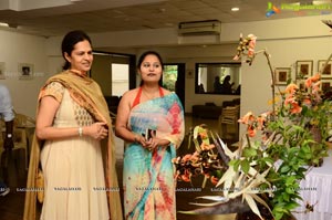 Ikebana Demonstration by Hema Patkar at Dhi Art space