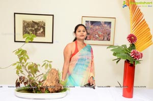 Ikebana Demonstration by Hema Patkar at Dhi Art space