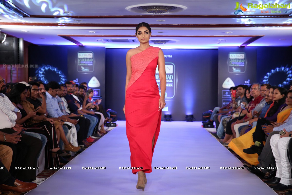 Kyron Hyderabad International Fashion Week 2019 Day1 at Taj Banjara