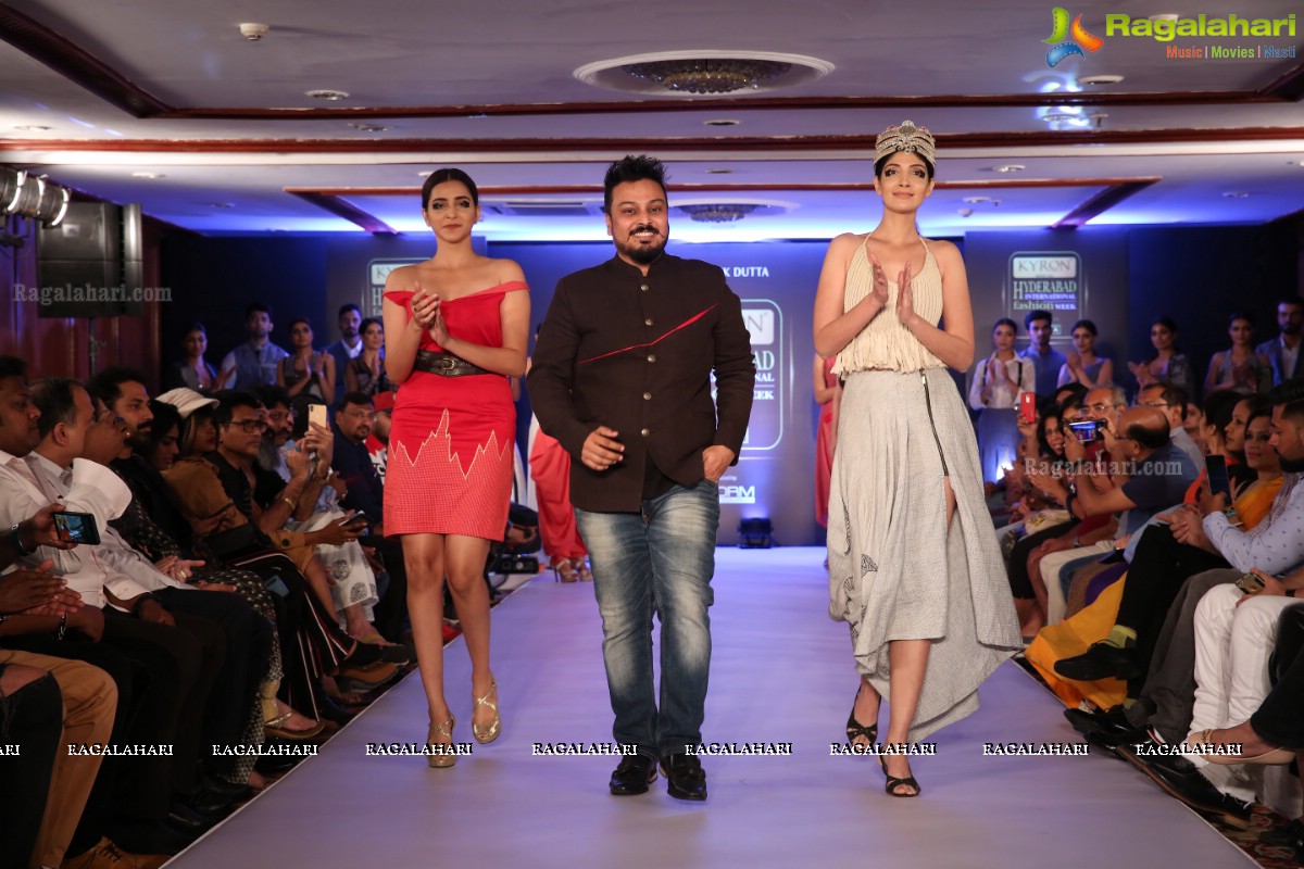 Kyron Hyderabad International Fashion Week 2019 Day1 at Taj Banjara