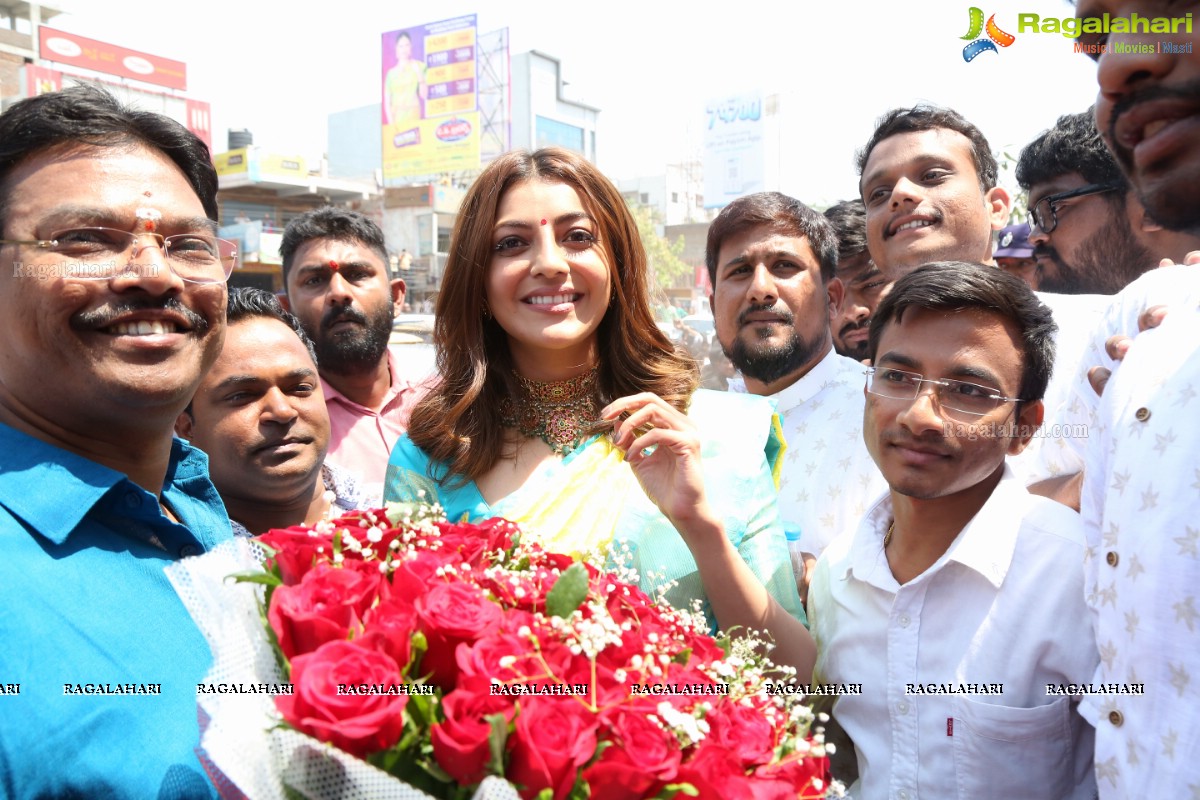 Kajal Aggarwal Launches Maangalya Shopping Mall @ Boduppal