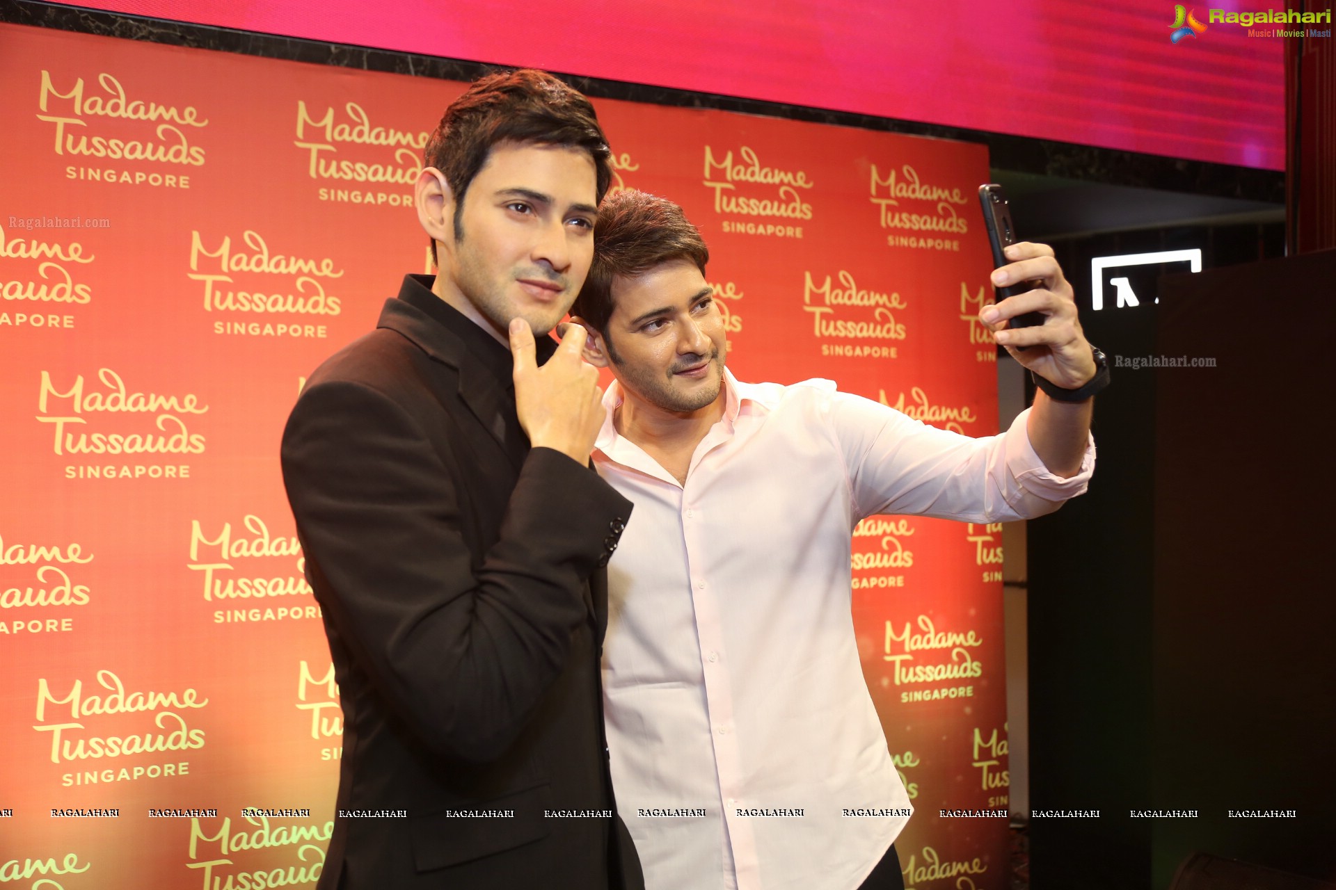 Mahesh Babu Unveils His Madame Tussauds Wax Statue at AMB Cinemas, Hyderabad