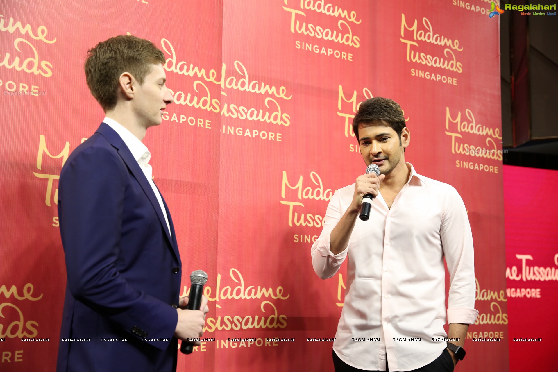 Mahesh Babu Unveils His Madame Tussauds Wax Statue at AMB Cinemas, Hyderabad