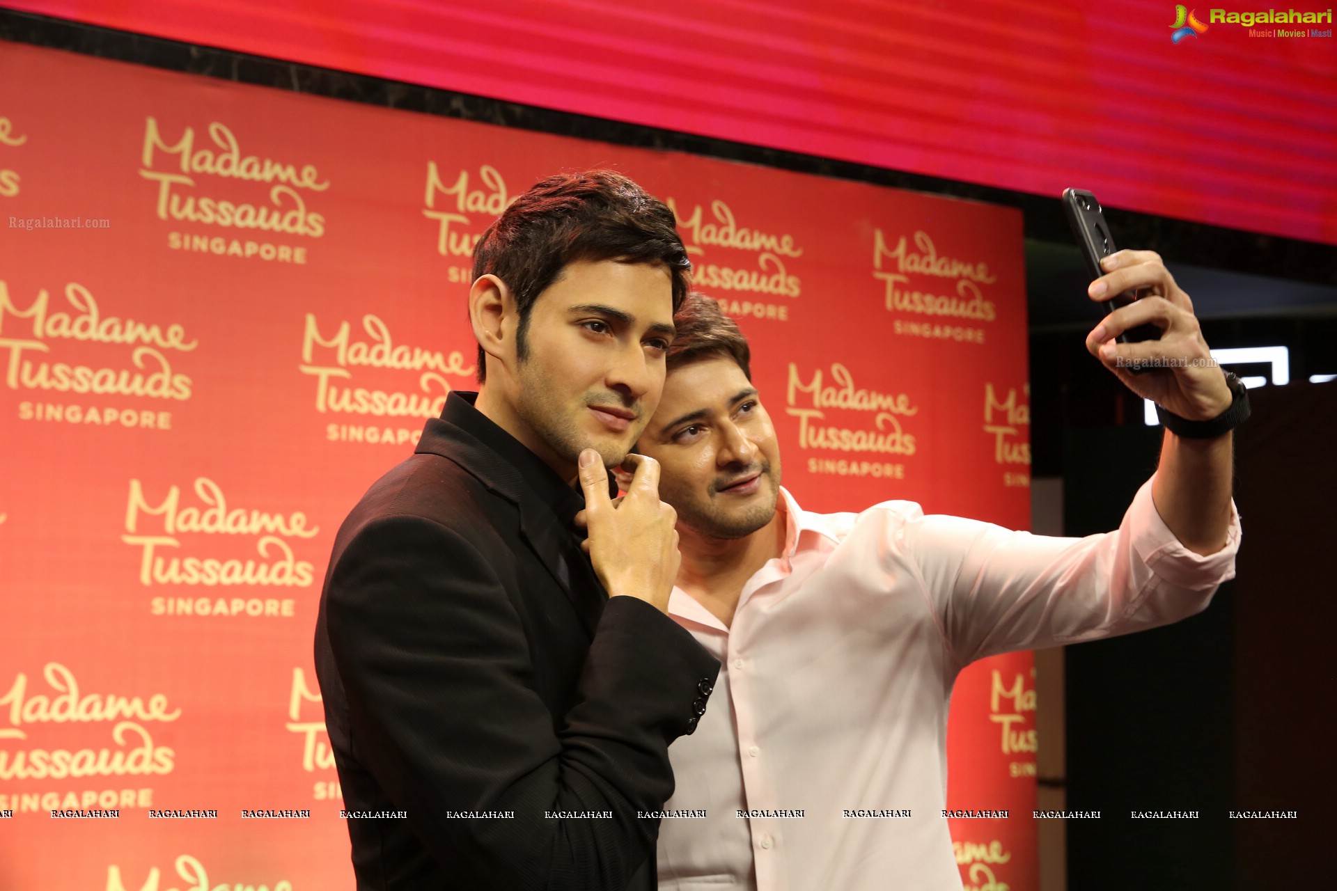 Mahesh Babu Unveils His Madame Tussauds Wax Statue at AMB Cinemas, Hyderabad