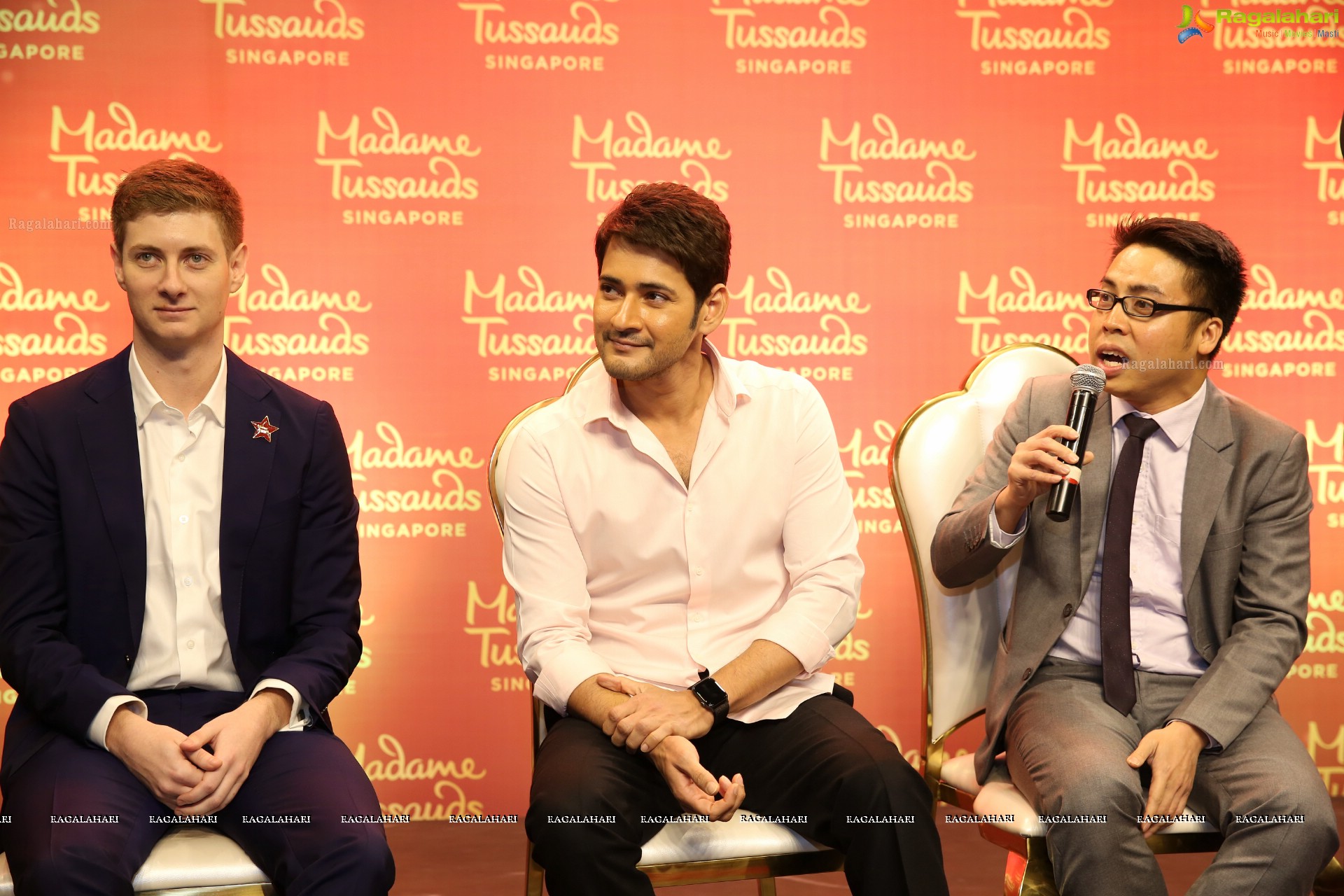 Mahesh Babu Unveils His Madame Tussauds Wax Statue at AMB Cinemas, Hyderabad