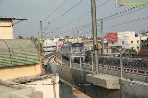 Ameerpet to Hi-Tec City Metro Train Services Launched