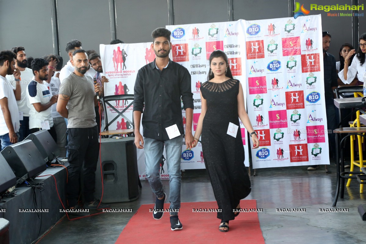 Mr and Miss Telangana 2019 2nd Auditions @ Chemistry, Jubilee Hills