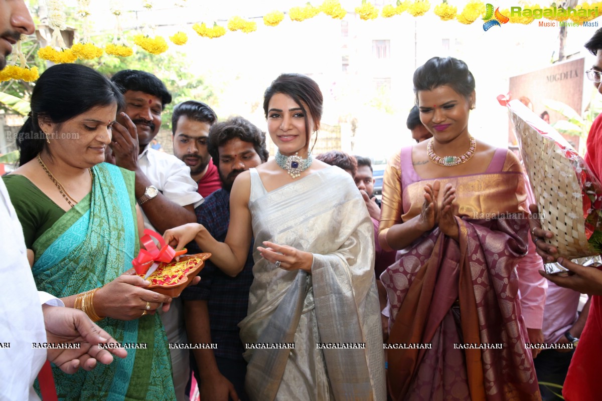 Samantha Unveils Mugdha Flagship Store @ Banjara Hills