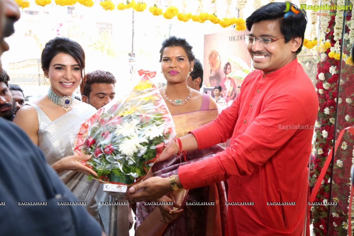 Samantha Unveils Mugdha Flagship Store @ Banjara Hills