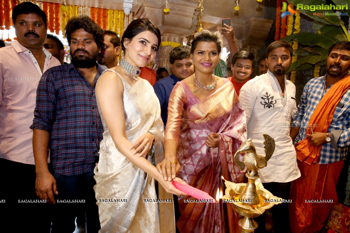 Samantha Unveils Mugdha Flagship Store @ Banjara Hills