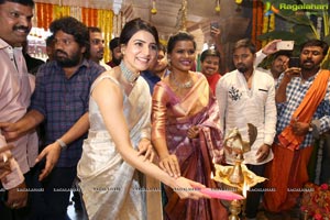 Samantha Unveils Mugdha Flagship Store