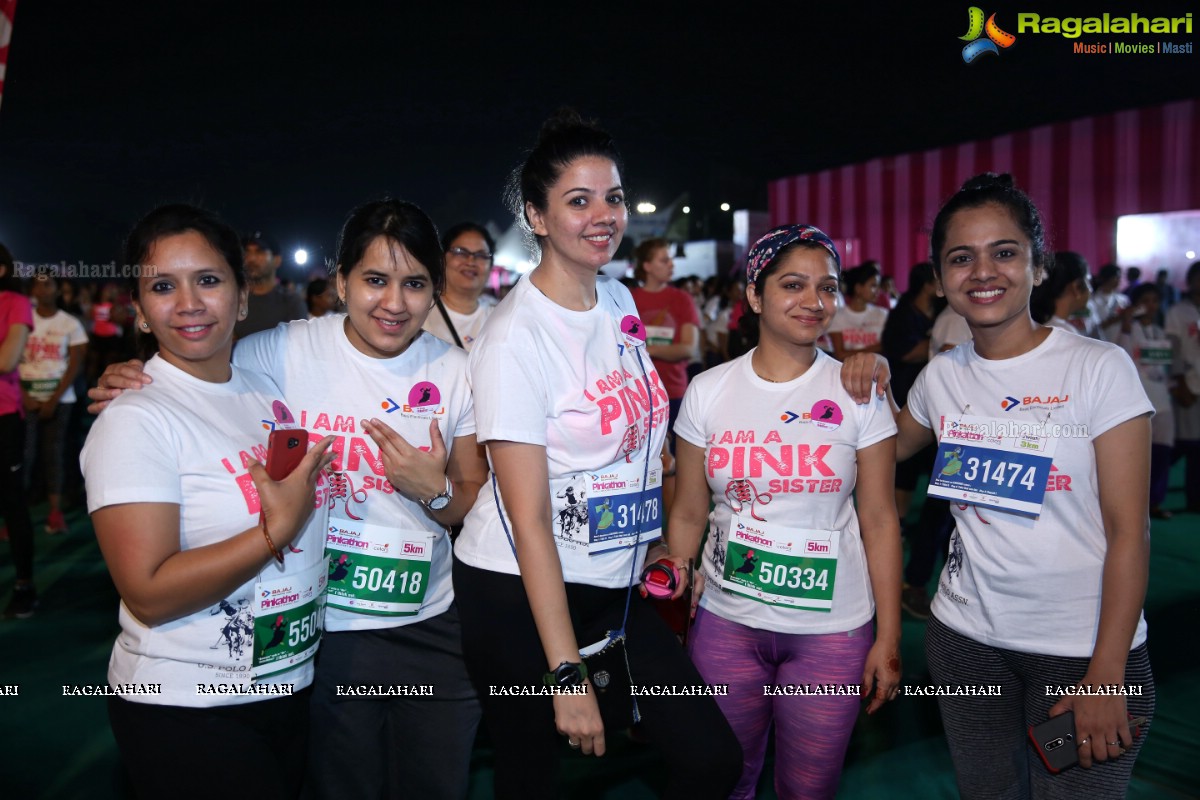 Bajaj Electricals Pinkathon Hyderabad Presented by Colors at People's Plaza, Necklace Road