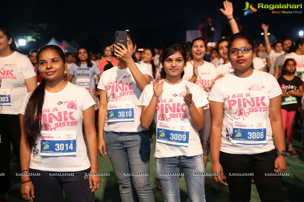 Bajaj Electricals Pinkathon Hyderabad Presented by Colors at People's Plaza, Necklace Road