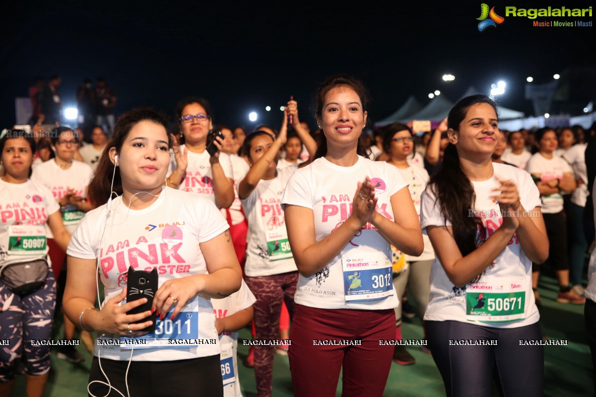 Bajaj Electricals Pinkathon Hyderabad Presented by Colors at People's Plaza, Necklace Road