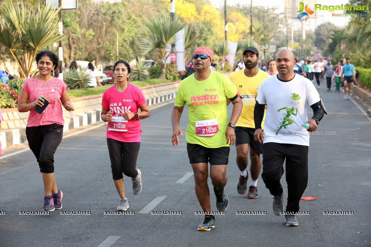 Bajaj Electricals Pinkathon Hyderabad Presented by Colors at People's Plaza, Necklace Road