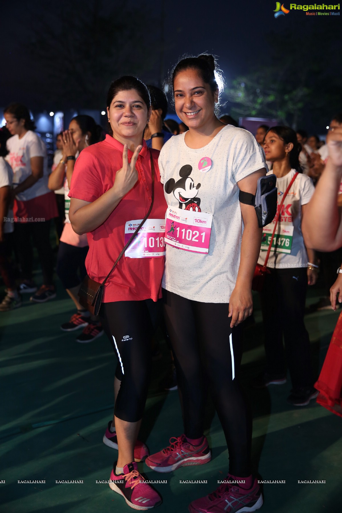 Bajaj Electricals Pinkathon Hyderabad Presented by Colors at People's Plaza, Necklace Road