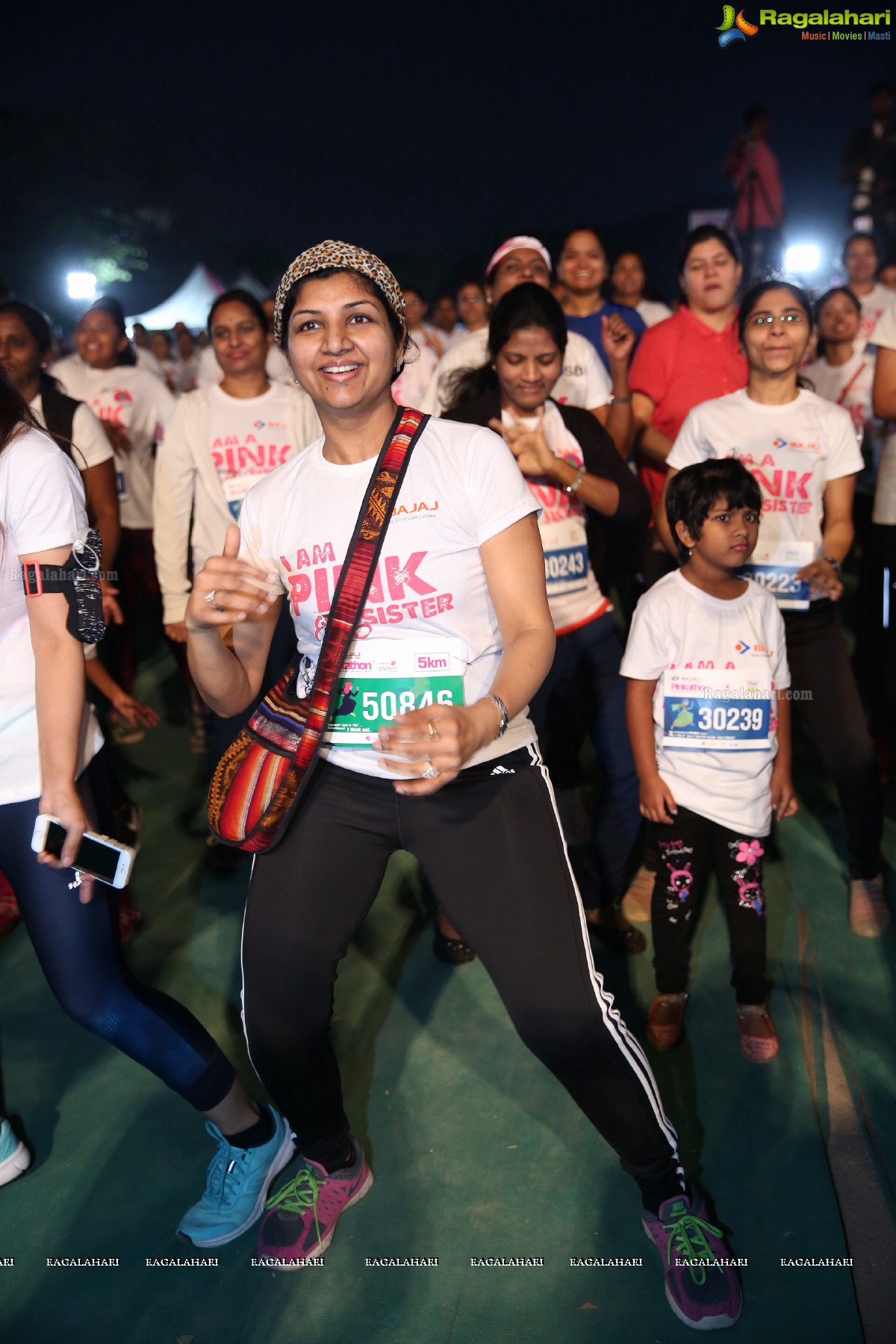 Bajaj Electricals Pinkathon Hyderabad Presented by Colors at People's Plaza, Necklace Road