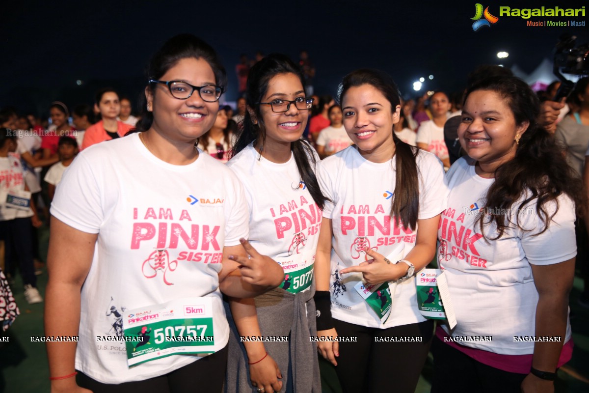 Bajaj Electricals Pinkathon Hyderabad Presented by Colors at People's Plaza, Necklace Road