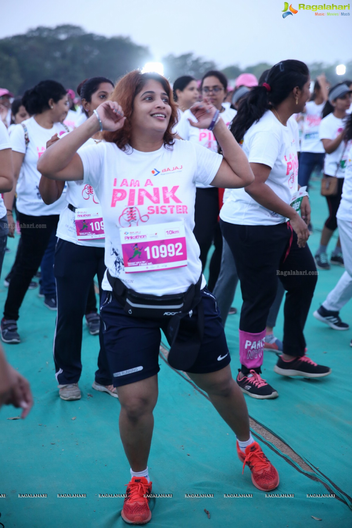 Bajaj Electricals Pinkathon Hyderabad Presented by Colors at People's Plaza, Necklace Road