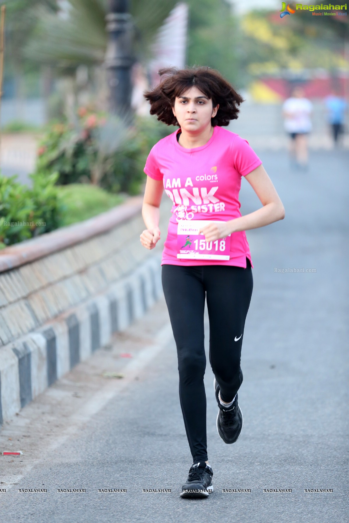 Bajaj Electricals Pinkathon Hyderabad Presented by Colors at People's Plaza, Necklace Road