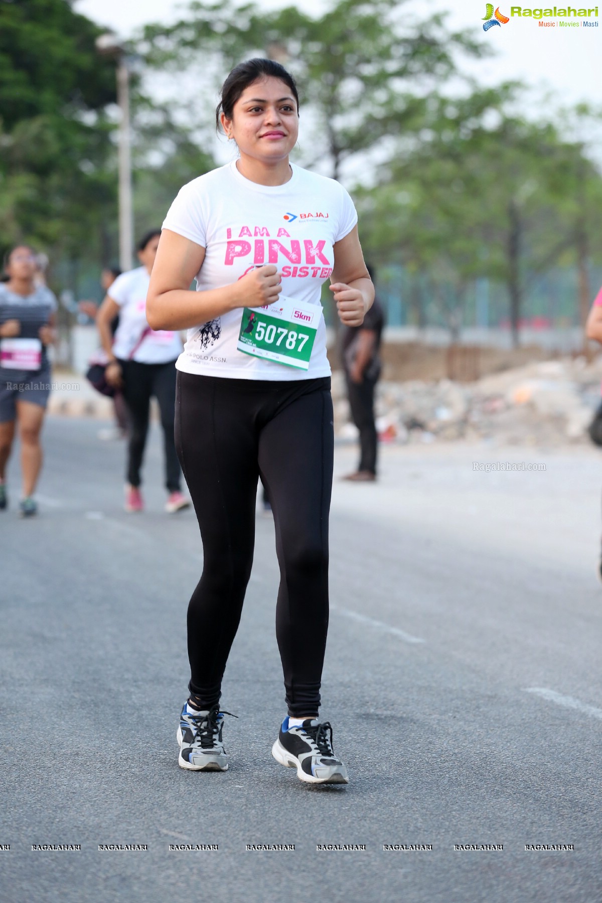 Bajaj Electricals Pinkathon Hyderabad Presented by Colors at People's Plaza, Necklace Road