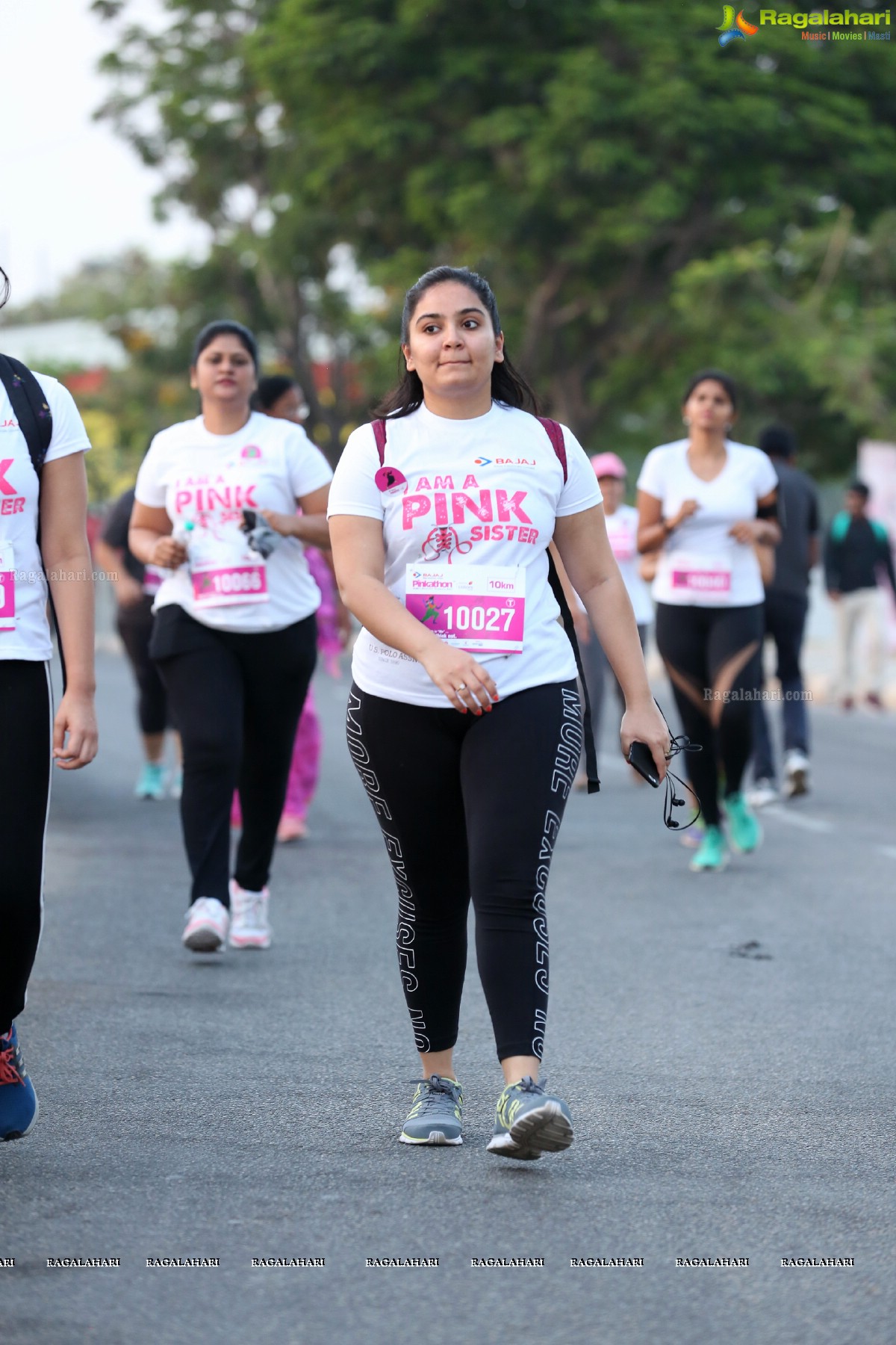 Bajaj Electricals Pinkathon Hyderabad Presented by Colors at People's Plaza, Necklace Road
