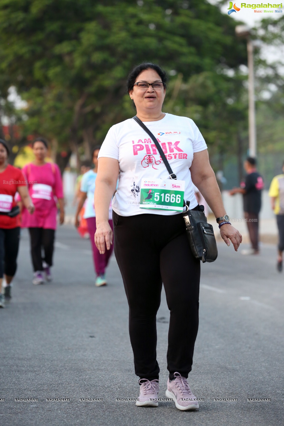 Bajaj Electricals Pinkathon Hyderabad Presented by Colors at People's Plaza, Necklace Road