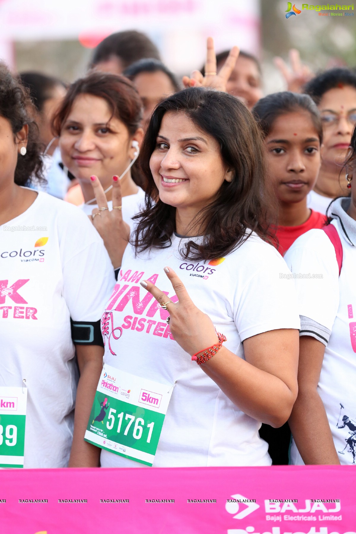 Bajaj Electricals Pinkathon Hyderabad Presented by Colors at People's Plaza, Necklace Road