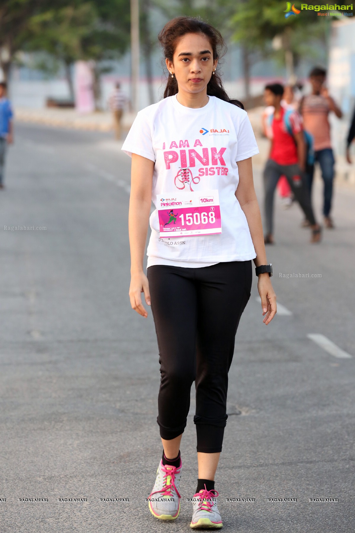 Bajaj Electricals Pinkathon Hyderabad Presented by Colors at People's Plaza, Necklace Road