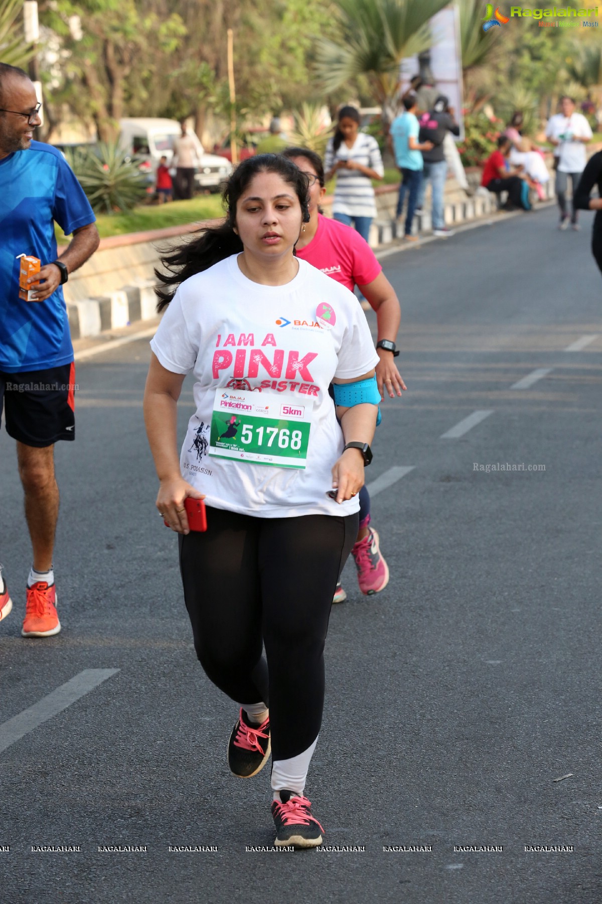 Bajaj Electricals Pinkathon Hyderabad Presented by Colors at People's Plaza, Necklace Road