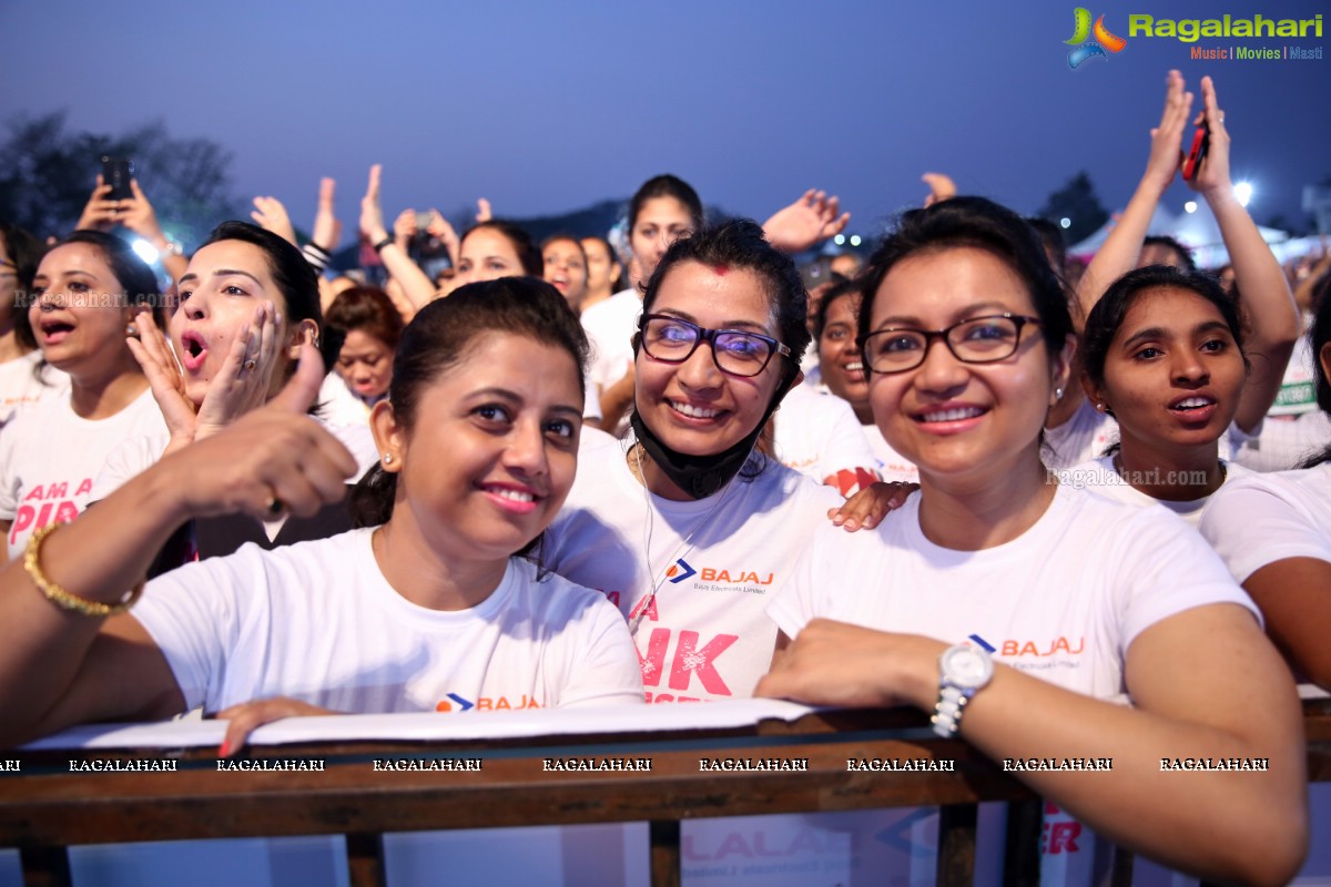 Bajaj Electricals Pinkathon Hyderabad Presented by Colors at People's Plaza, Necklace Road