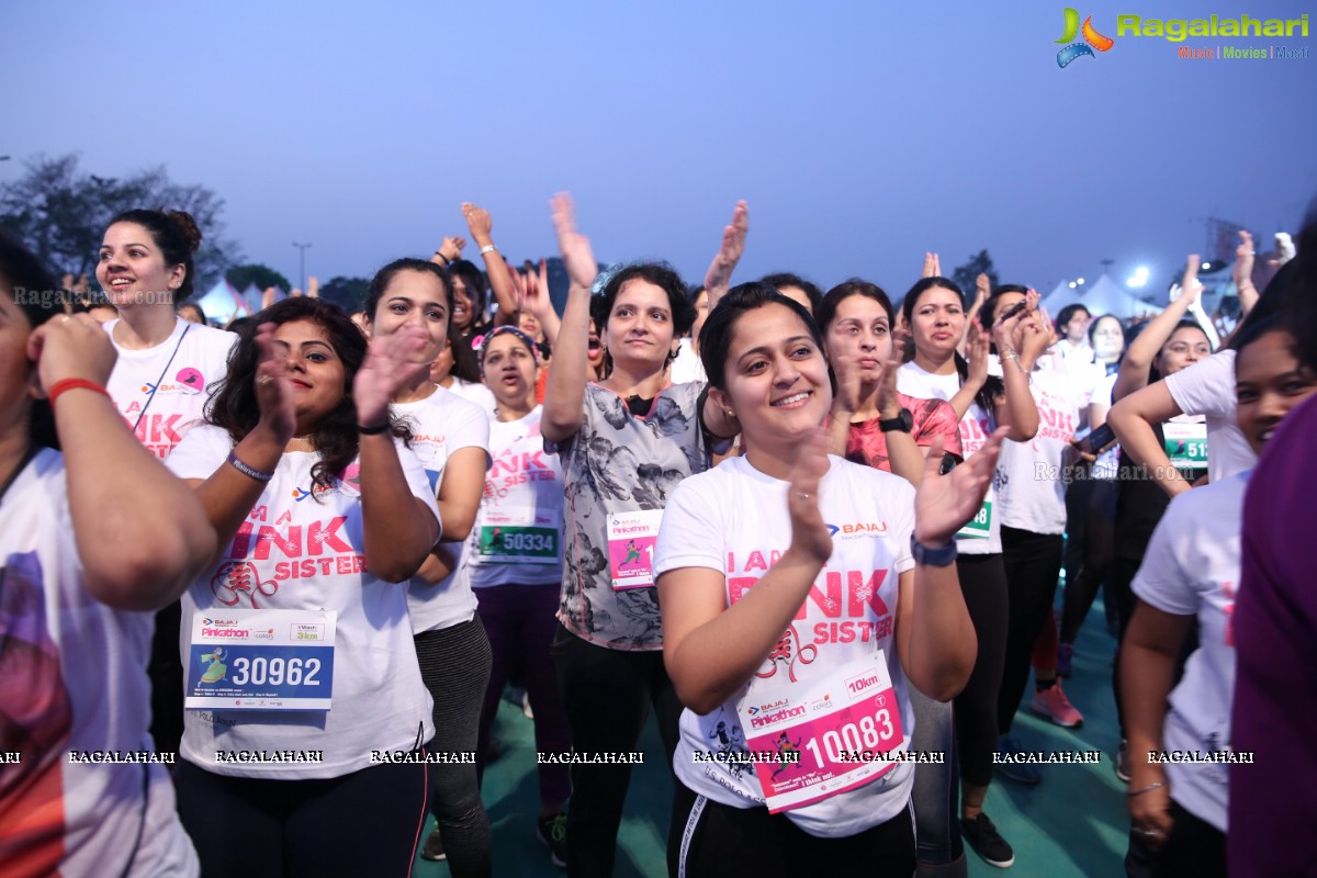 Bajaj Electricals Pinkathon Hyderabad Presented by Colors at People's Plaza, Necklace Road