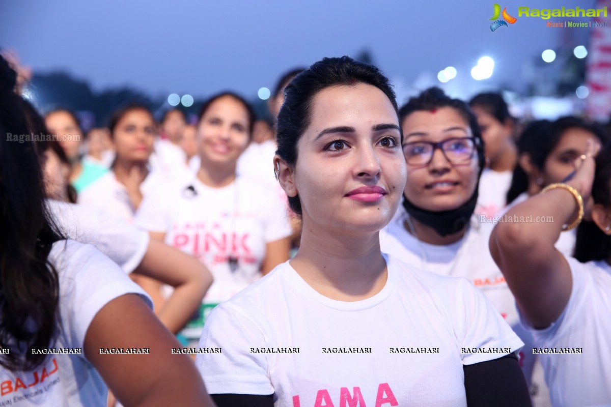 Bajaj Electricals Pinkathon Hyderabad Presented by Colors at People's Plaza, Necklace Road