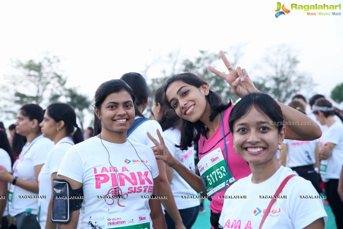 Bajaj Electricals Pinkathon Hyderabad Presented by Colors at People's Plaza, Necklace Road