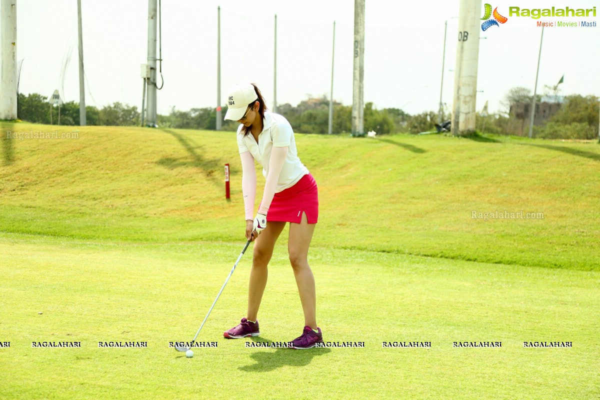 Rakul Preet Singh And Kapil Dev At Gold Fundraiser Charity Event at Hyderabad Golf Club