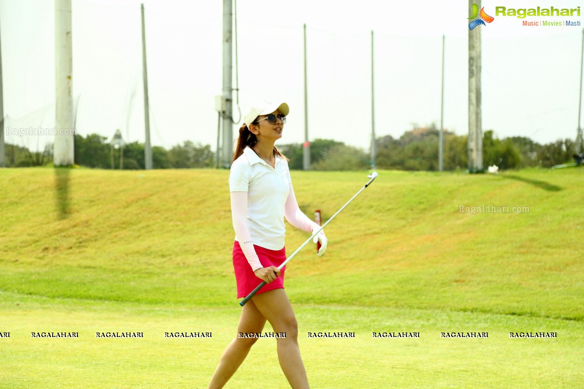 Rakul Preet Singh And Kapil Dev At Gold Fundraiser Charity Event at Hyderabad Golf Club