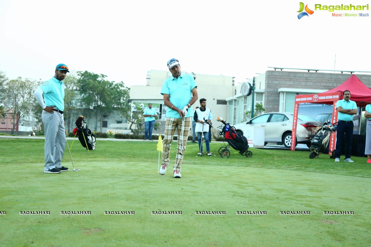 Rakul Preet Singh And Kapil Dev At Gold Fundraiser Charity Event at Hyderabad Golf Club