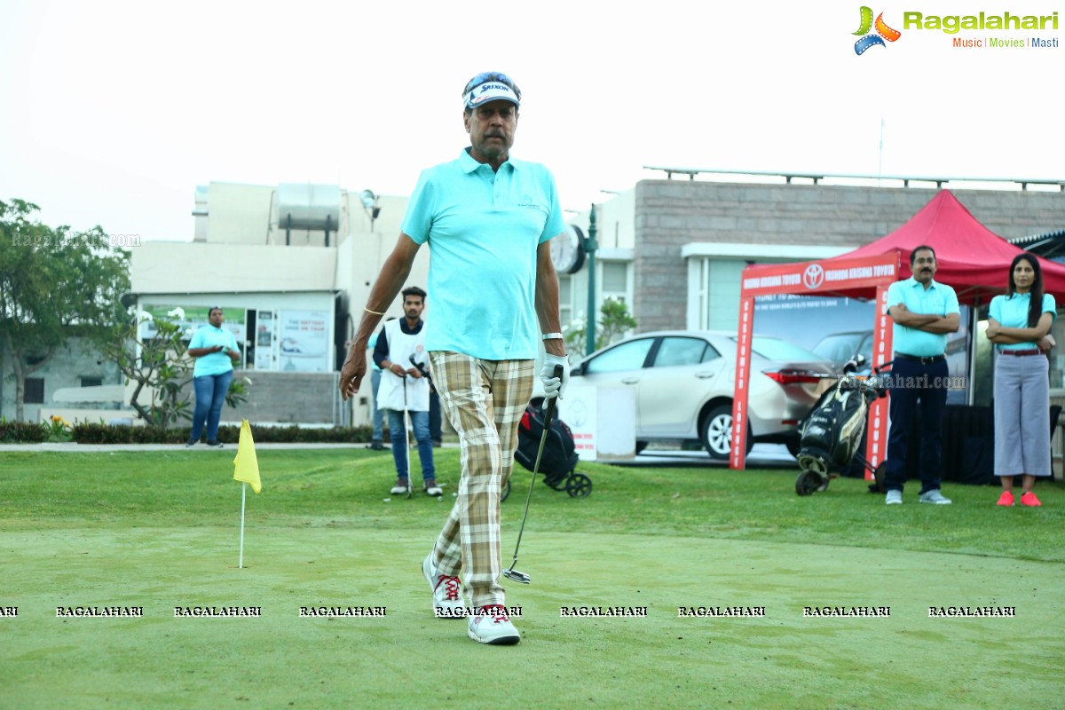 Rakul Preet Singh And Kapil Dev At Gold Fundraiser Charity Event at Hyderabad Golf Club