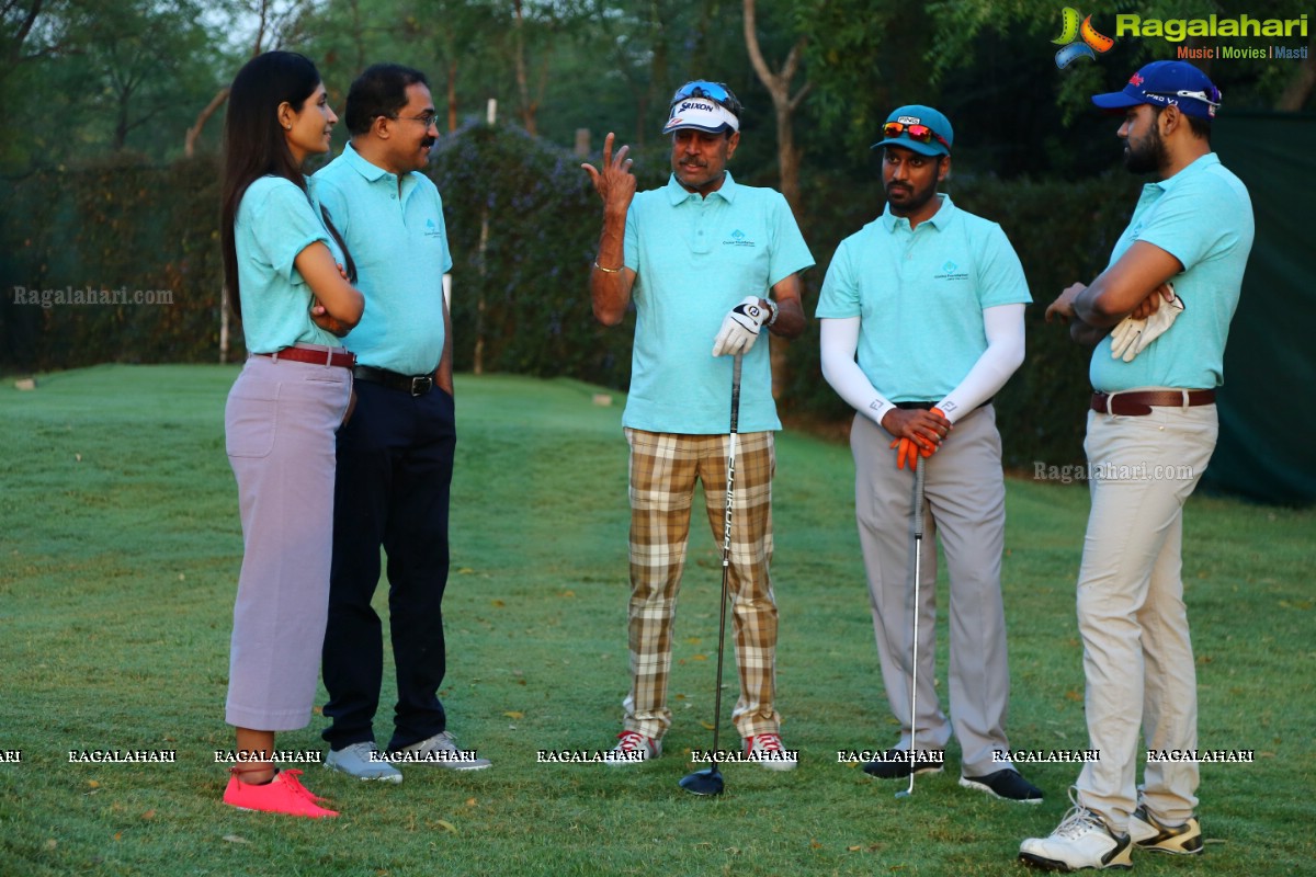 Rakul Preet Singh And Kapil Dev At Gold Fundraiser Charity Event at Hyderabad Golf Club