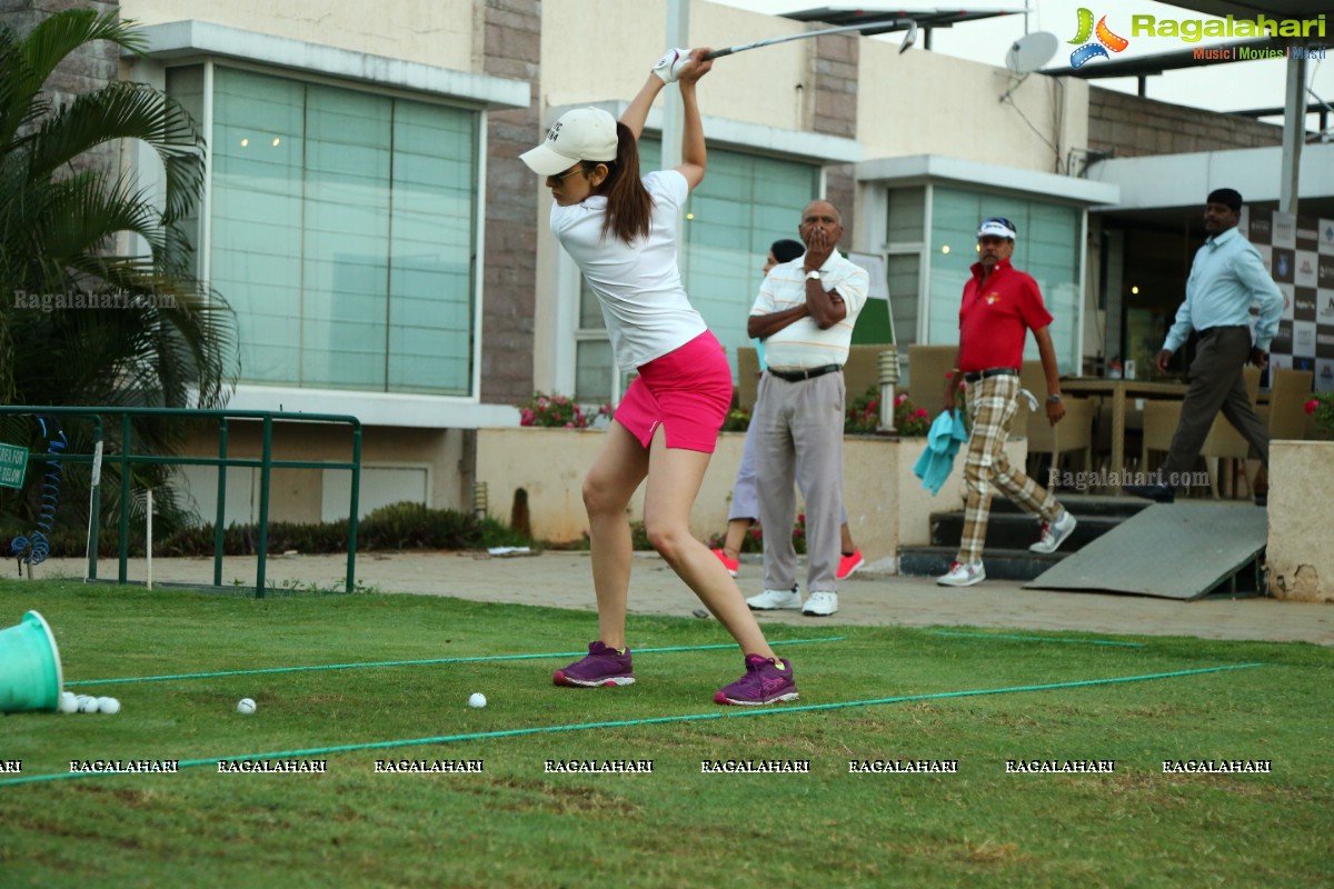 Rakul Preet Singh And Kapil Dev At Gold Fundraiser Charity Event at Hyderabad Golf Club