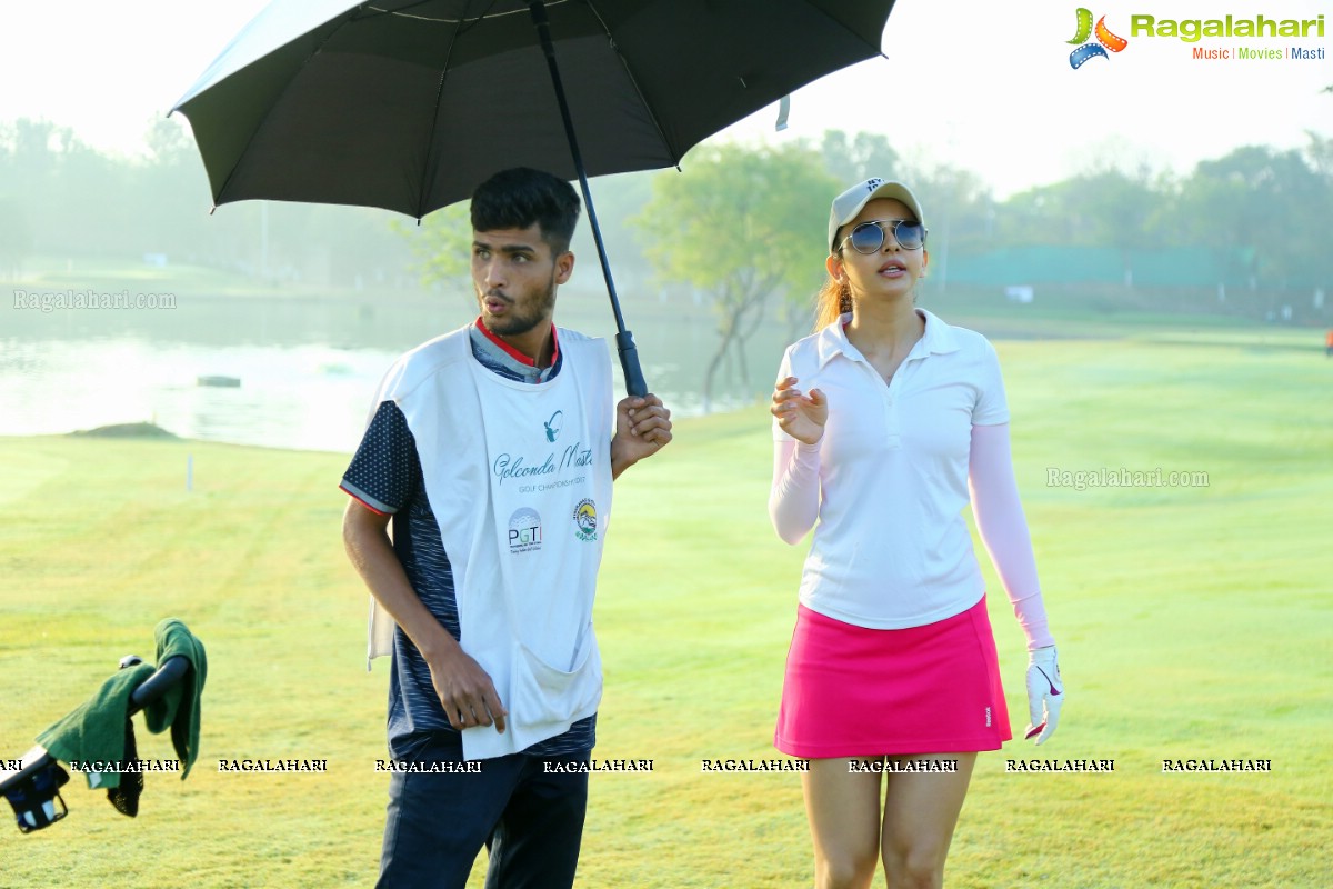 Rakul Preet Singh And Kapil Dev At Gold Fundraiser Charity Event at Hyderabad Golf Club