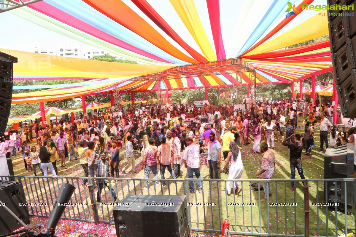 Rang Rave - 2019 Premium Elite Holi Bash With DJ Aqeel Ali at Hyatt Hyderabad, Gachibowli